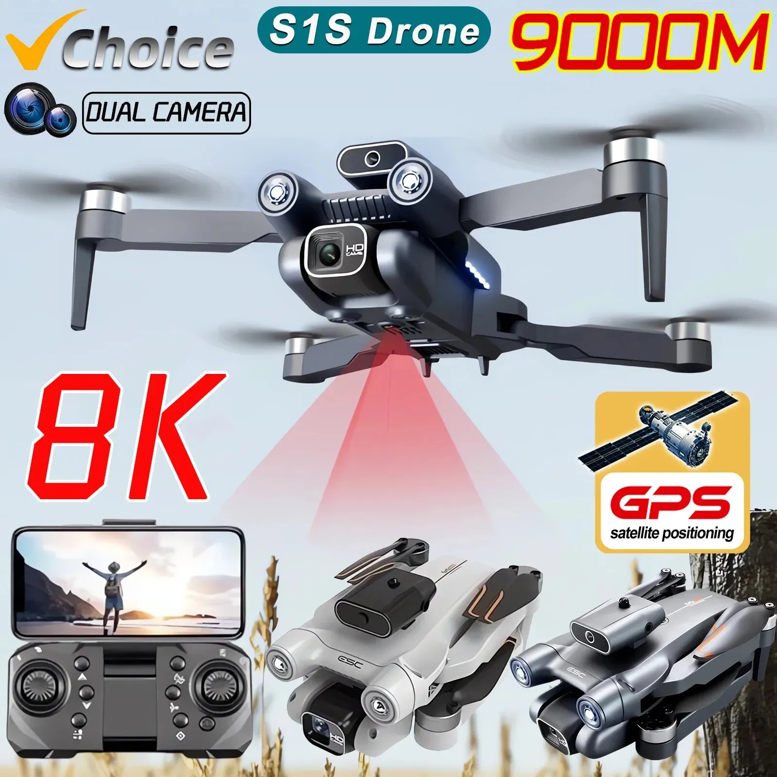 Drone Lidar - Nieuwe S 1S 5G Gps Drone