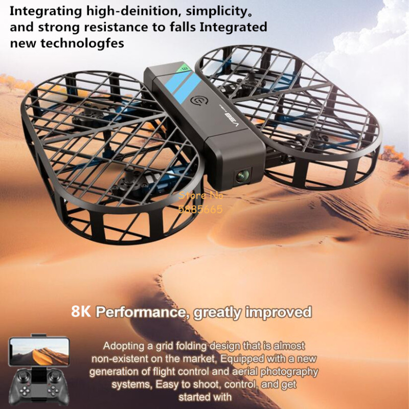 Drone Lidar - 8K HD-camera 360° ° Bescherming Optische