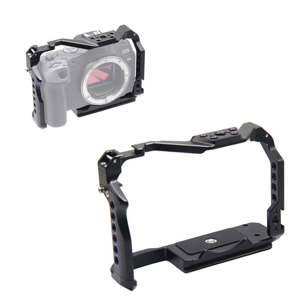 Canon Camera Eos R8 - R8 camerabeschermkooi, beschermende rig, snelkoppelingsplaat, Arca