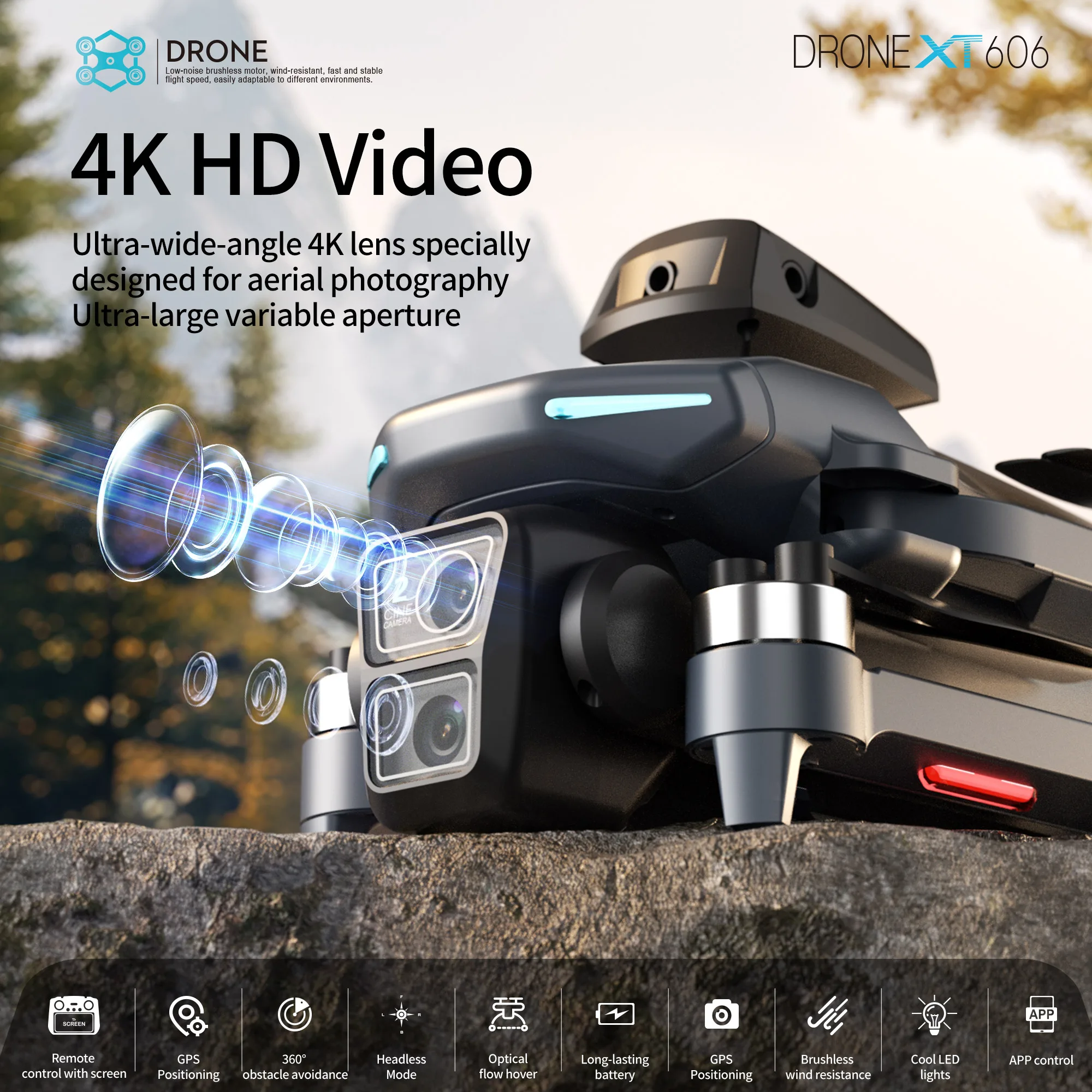 Originele XT606 MAX GPS Drone  - Drone Photogrammetry recensie en prijs