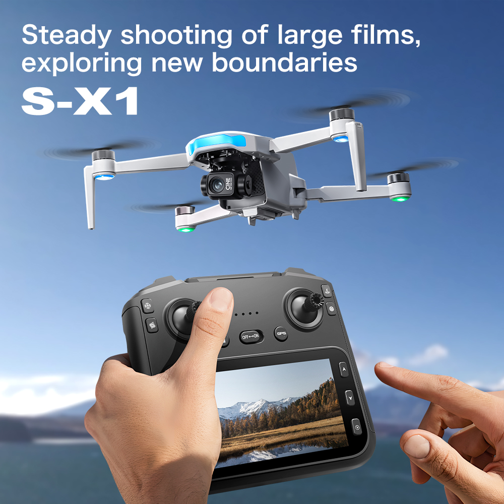 Originele S-X1 GPS Drone 8KHD  - Drone Multispectral recensie en prijs